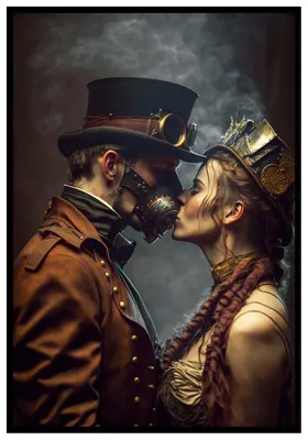 Original Steampunk Art – Two for One Steampunk Canvases