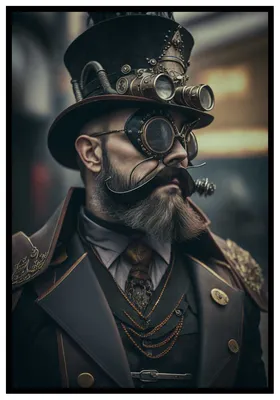 Fashion model with gothic victorian steampunk outfit : r/nightcafe