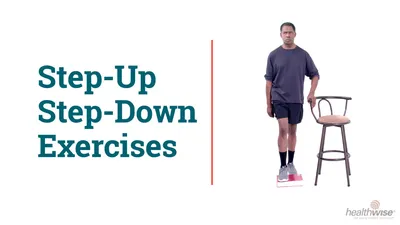 How To Do Step-Up And Step-Down Exercises - Health Library |  NewYork-Presbyterian