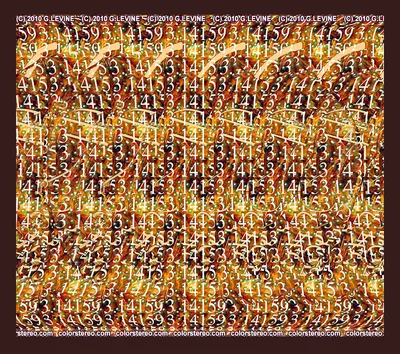 Color Stereo Hidden Image Stereogram Gallery