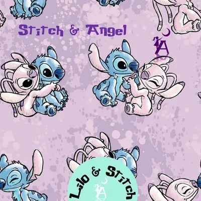 Licensed Disney Fabric, Lilo and Stitch Bundled fabric - FQ, 1/2 yard –  Angels Neverland