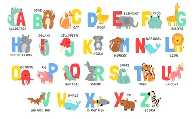 Алфавит \" Азбука для детей. Поделки с буквами для детей, с которыми мы  изучаем алфавит. Буквы с шаблонами для распечатки. - Мой знайка