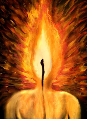 Моя картина в стихии огня. Горят эмоции и страсти. : irinairbis —  LiveJournal