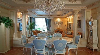 Интерьер в стиле барокко для квартиры или дома. Фото и примеры работ  изысканных дизайнов - IDCollection