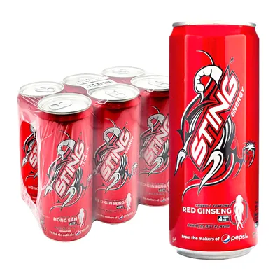 Sting Energy Drink (Strawberry) - 330ml | HONG PHAT CO., LTD