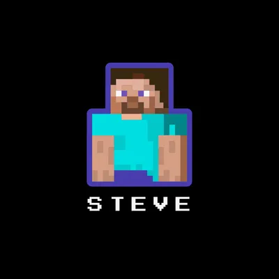 Glowing figurine Minecraft - Steve | Tips for original gifts