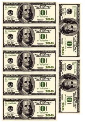 Золотые банкноты 100 долларов | AliExpress