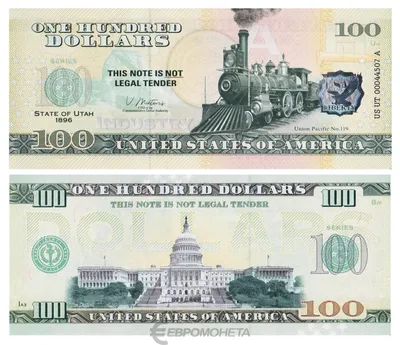 Купить Серебряная банкнота 4oz \"100 долларов\" 2023 США в Украине, Киеве по  лучшим ценам.