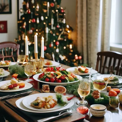 на столе стоит шведский стол с разной едой, буфет, сервировка стола, в  помещении фон картинки и Фото для бесплатной загрузки