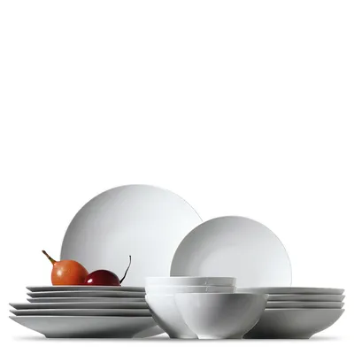 Набор столовой посуды на 4 персоны, 16 предметов Set No. 5 Loft by  Rosenthal Weiß Thomas (11900-800001-18733) | Kitchen-Profi Россия