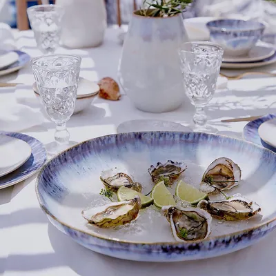 Столовая посуда Briza Ria Blue из Португалии – изящная и легкая, как  дуновение морского бриза! | Евродом | Дзен