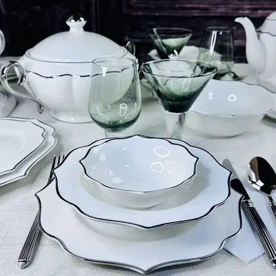 Набор столовой посуды Venezia, 20 предметов - купить с доставкой по Москве  и России | The Dar Store