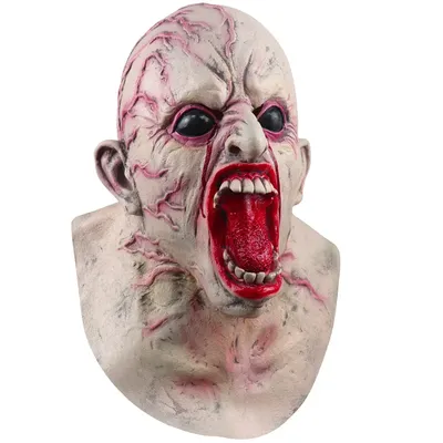Кровавая маска зомби, плавящееся лицо, латексный костюм для взрослых,  страшные вечерние украшения на Хэллоуин – лучшие товары в онлайн-магазине  Джум Гик