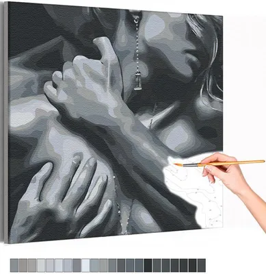 Картинка на рабочий стол страсть, девушка, мужчина, пара, любовь,  чернобелое 1920 x 1080