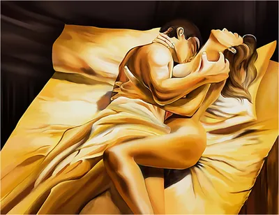 страстные поцелуи сексуальной пары Стоковое Фото - изображение  насчитывающей романтично, обнять: 231894404