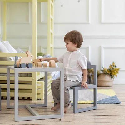 Высокий детский стул для кормления – Детская мебель Tufi toys