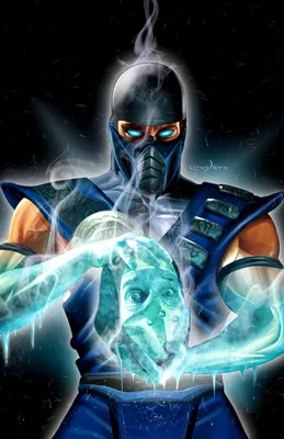 Mortal Kombat - Sub Zero - high quality 11 x 17 digital print – Greg Horn  Art