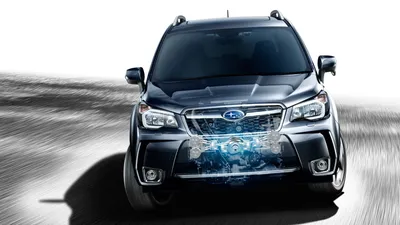 Обои Небо, дорога, асфальт, машина, Субару, Subaru Forester на рабочий стол