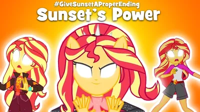 Sunset Shimmer in The pose by Paco777yuyu -- Fur Affinity [dot] net
