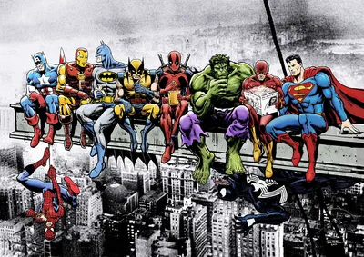 Игровой набор супергероев/ Фигурки супергероев марвел/Светящиеся супергерои/  Супергерои 15см. - купить с доставкой по выгодным ценам в интернет-магазине  OZON (592560533)