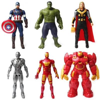 Набор фигурки супергерои marvel герои мстители световой эффект 8 штук -  купить с доставкой по выгодным ценам в интернет-магазине OZON (864014331)