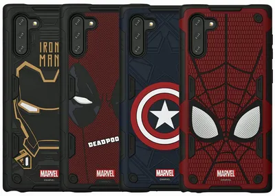 Супергеройские чехлы Marvel для Galaxy Note 10 и Note 10+ и обои к ним