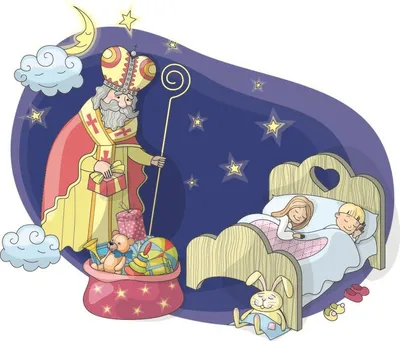 Изображение темы Святого Николая 6 Иллюстрация вектора - иллюстрации  насчитывающей иллюстрация, рождество: 159731041