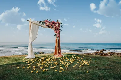 Свадьба на берегу океана (58 фото) - 58 фото