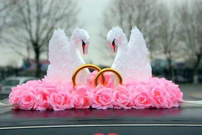 ᐉ Фигурки сахарные для новобрачных свадебные Лебеди