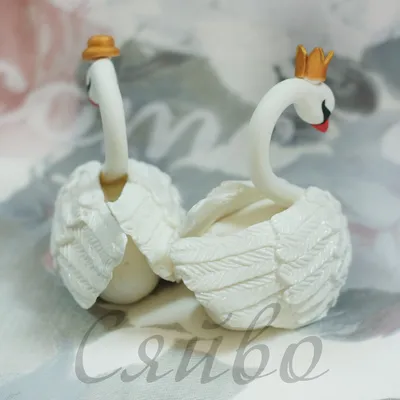 Силиконовый молд Лебедь 3Д купить в Москве | Силиконовые 3D молды Свадебные  лебеди