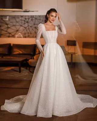 Свадебные платья с полупрозрачным корсетом – тренды 2019