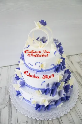 Стильный Свадебный торт | Простые свадебные торты, Современный свадебный  торт, Свадебный торт