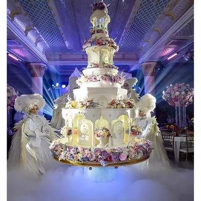 №293 Свадебный торт *1650 руб/кг | Купить свадебные торты в кондитерской  «Торты на заказ от Марии»