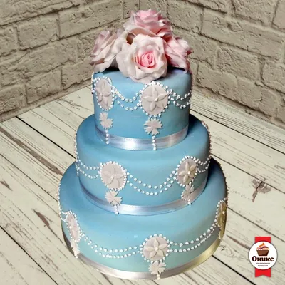 Одноярусные свадебные торты на заказ в Москве цена