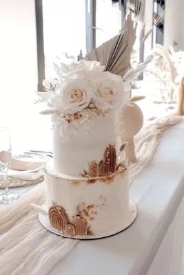 Простые свадебные торты с фото | Торт на свадьбу на заказ