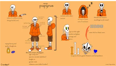 Underswap Papyrus || Cheeto/Carrot | Underswap papyrus, Undertale pictures,  Undertale