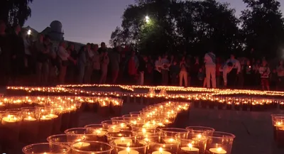 В День памяти и скорби ежегодная акция «Свеча памяти»