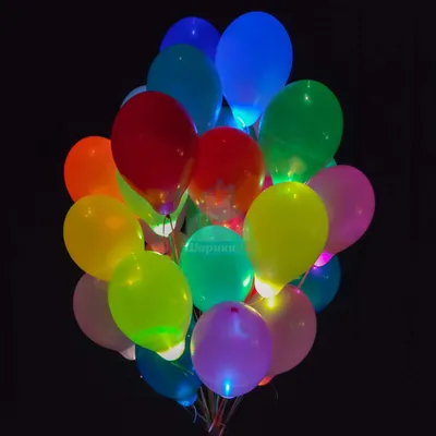 Светящиеся шары с белыми светодиодами купить в Москве - заказать с  доставкой - артикул: №1408