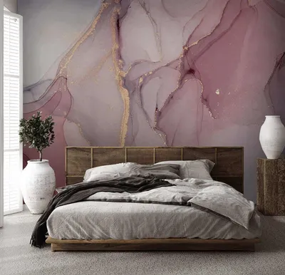 Фотообои Светло-розовый мрамор на стену. Купить фотообои Светло-розовый  мрамор в интернет-магазине WallArt
