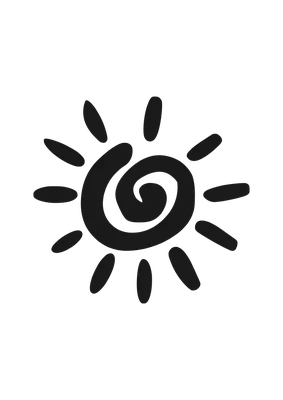 Decorative Sun - free svg file for members - SVG Heart