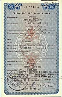 File:Свидетельство о рождении Владислава Крапивина около 1938 года.jpg -  Wikimedia Commons