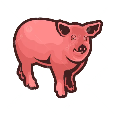 Свиньи нарисованная