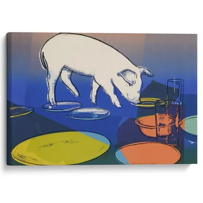 свинья стоит на белом фоне, картинка уилбура фон картинки и Фото для  бесплатной загрузки