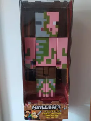 Minecraft Zombie Pigman большая Фигурка майкрафт Зомби Свинозомби  (ID#890445142), цена: 799 ₴, купить на Prom.ua