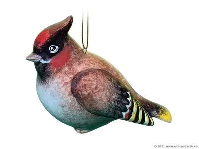 Свиристель: маленькая птица с ярким оперением» — создано в Шедевруме