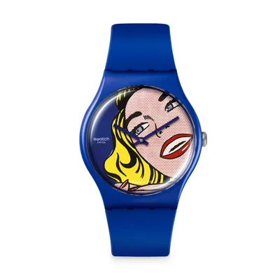 Swatch x MoMA Lichtenstein Watches - Blue – MoMA Design Store