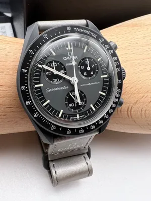 Omega MoonSwatch - Bracelet de montre cuir \"Mission to...\" Alligator – ABP  Concept