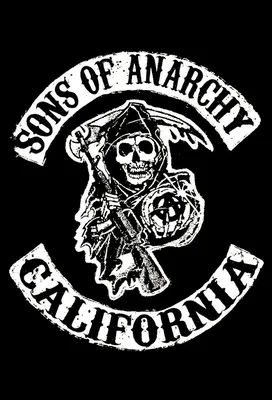 Скачать обои логотип, сериал, калифорния, Sons of anarchy, дети анархии, сыны  анархии, раздел фильмы в разрешении 1080x2160