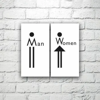 Таблички Туалет для мальчиков / девочек от Мир стендов - 142418169