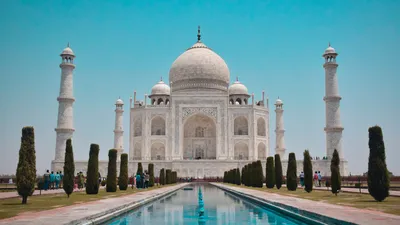 Тадж Махал, где расположен в Индии? | Чудо света Тадж Махал — Яндекс  Путешествия